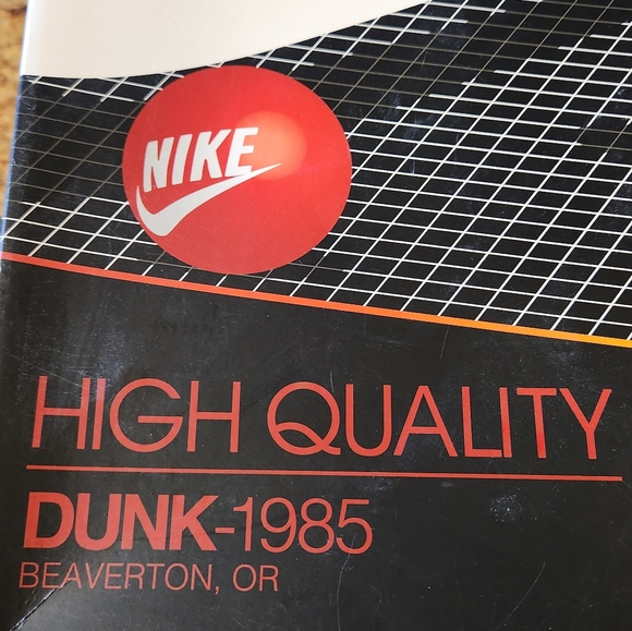 Size 12 -Mens Nike Dunk 1985 High Orange Acid Wash 13.5 Womens